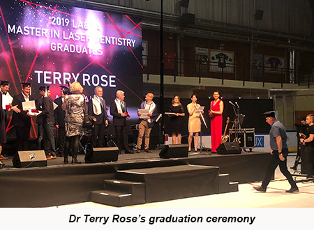 Dr Terry Rose’s graduation ceremony